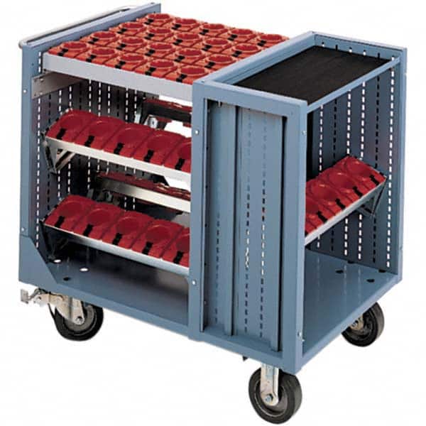 CNC Storage Carts, Style: CNC Tool Cart with Tool Carrier , Taper Size: HSK100A , Taper Size: HSK 100A , Tool Type: CNC Tool Carrier  MPN:B240-B-HSK100CB