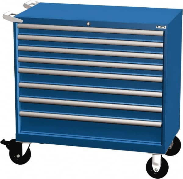 Steel Tool Roller Cabinet: 8 Drawers MPN:XSHS07500801MBB