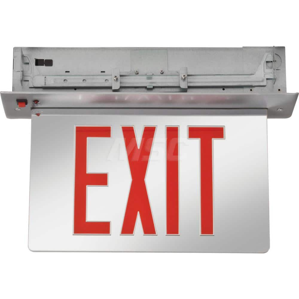 Combination Exit Signs, Mounting Type: Ceiling Mount , Number of Faces: 1 , Lamp Type: LED  MPN:164UF2