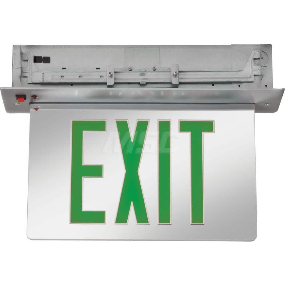 Combination Exit Signs, Mounting Type: Ceiling Mount , Number of Faces: 1 , Lamp Type: LED  MPN:164UF4