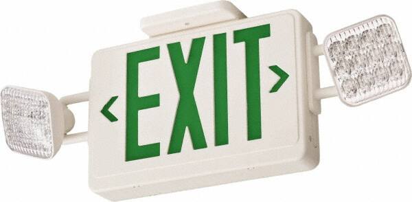 1 Face 3.2 Watt Surface & Wall Mount LED Combination Exit Signs MPN:269XVW