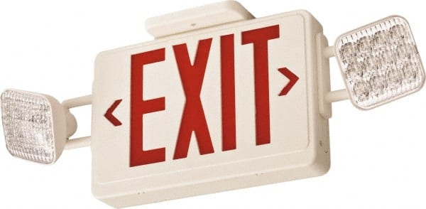 1 Face 3.2 Watt Surface & Wall Mount LED Combination Exit Signs MPN:269XW0