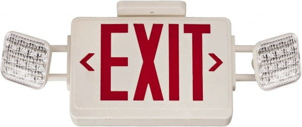 2 Face 3 Watt Surface & Wall Mount Incandescent & LED Combination Exit Signs MPN:269XW7