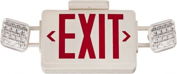 2 Face 3 Watt Surface & Wall Mount Incandescent & LED Combination Exit Signs MPN:269XW8