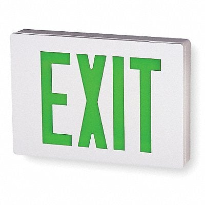 Exit Sign Alum Wht 11 3/8in 2W MPN:LE S W 2 G   EL N