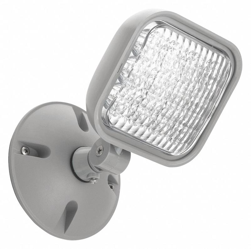 Wet Loc Rmt Hd 3.6 V LED Plst Gray MPN:ERE GY SGL WP SQ M12