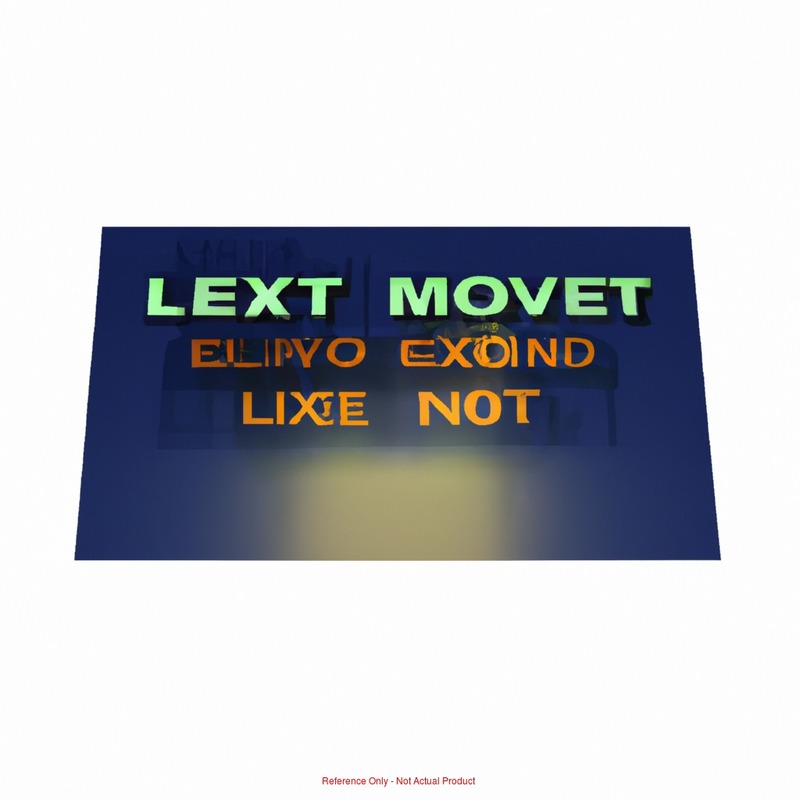 Emrg Lt/ExCmb Thrmp Nck-Mtl Hydr LED 1W MPN:ECRG SQ