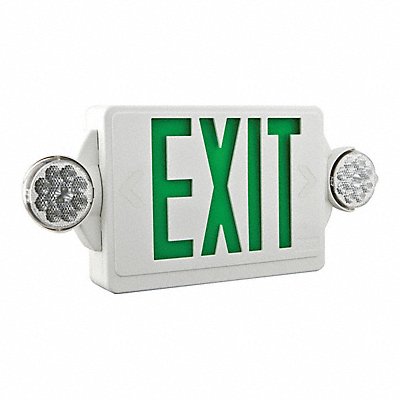 Exit Sign w/Emergency Light LED 120/277V MPN:LHQM LED G HO M6