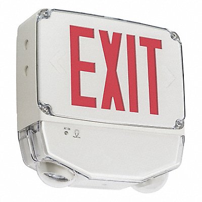 LED Wet Location Emergency Light/Exit MPN:WLTC 1 R TPS M4