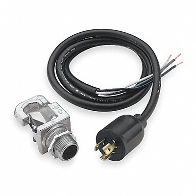 HIDFix HookCordPlug 208V 3ftL 1 3/4 W MPN:HC3P L6-15P