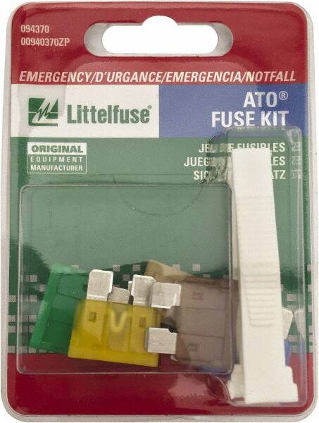 Fuse Service Kits, Compatible Fuse Class: ATO , Includes: (1) Each: ATO 5A, 10A, 15A, 20A, 25A, 30A Fuses MPN:00940370ZP