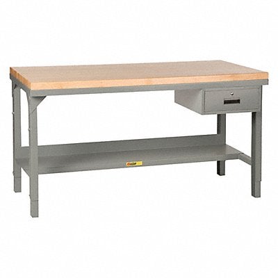 Workbench Butcher Block 60 W 30 D MPN:WSJ2-3060-AH-DR