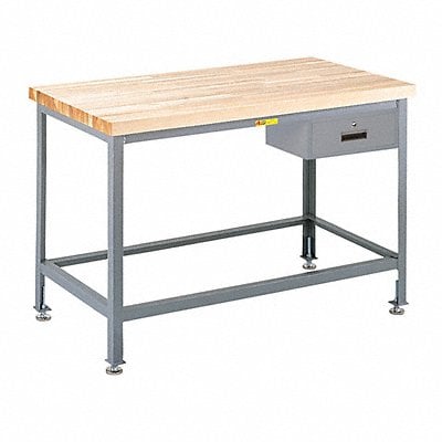 Workbench Butcher Block 24 W 24 D MPN:WT2424-LL-DR