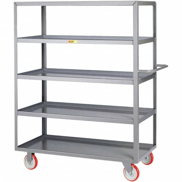 Service Utility Cart: Steel, Gray MPN:5ML-2436-5PY