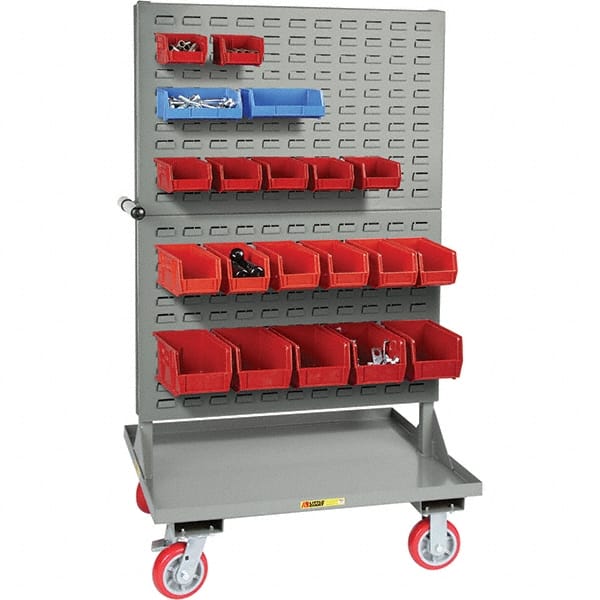 Pegboard or Louvered Panel Utility Cart: Steel MPN:ILP6PYFL