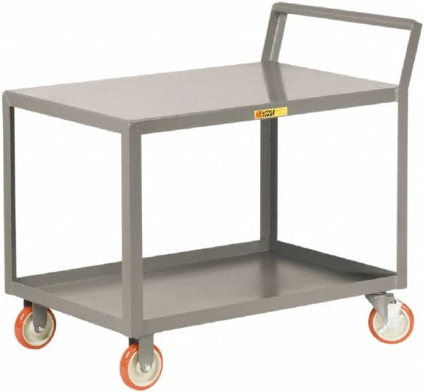 Shelf Utility Cart: Steel, Gray MPN:LGK-1832-5PY