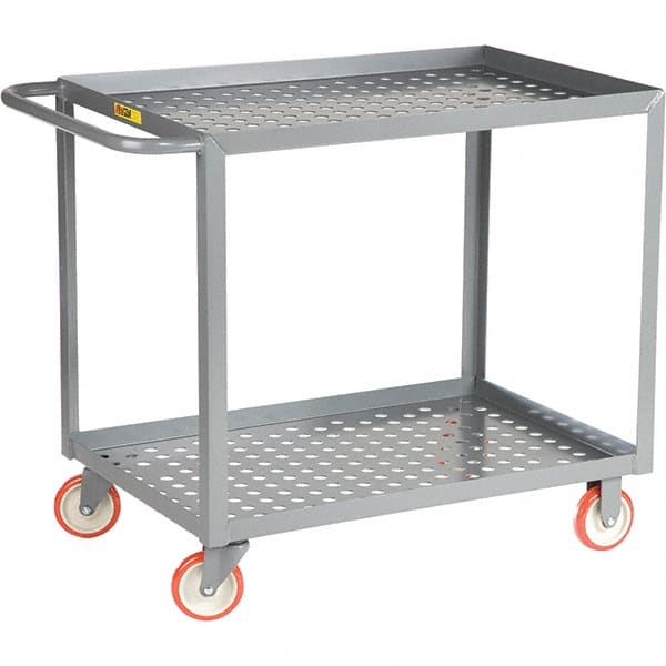 Service Utility Cart: Steel, Gray MPN:LGLP2436BK