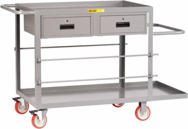 Wire Spool Utility Cart: Steel, Gray MPN:RC-2448-5PYTL2D