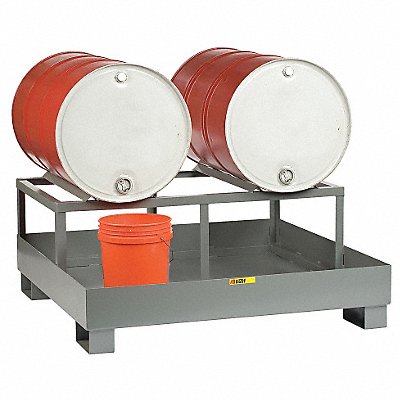 Spill Control Platform w/Drum Rack 66gal MPN:SST-5151-2D