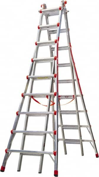 17' High, Type IA Rating, Aluminum Telescoping Ladder MPN:10110