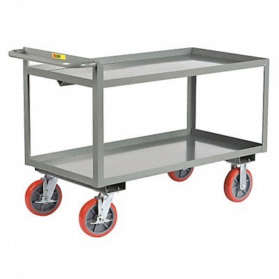 Utility Cart 3 600 lb Steel MPN:GL-2448-8PYBK