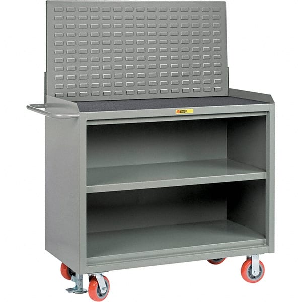 Mobile Bench Cabinet with Louvered Panel Mobile Work Center: 24