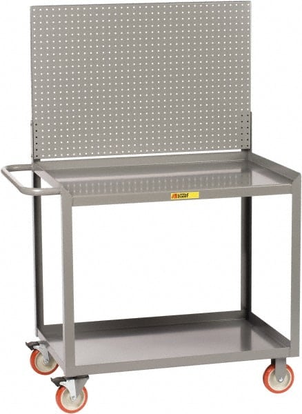 Mobile Workbench with Pegboard Panel Mobile Work Center: 24