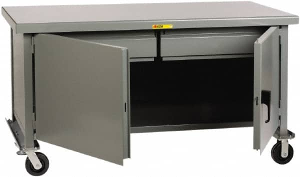 Heavy-Duty Workbench Cabinet Mobile Work Center: 30