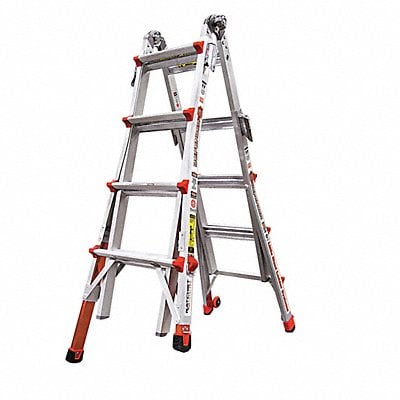 Multipurpose Ladder 300 lb Ld Cap. Alum. MPN:15187-882