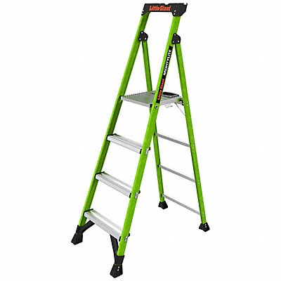 Stepladder 6ft H 1 W Platform 300 lb Cap MPN:15396-001