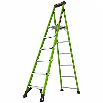 Stepladder 8ft H 1 W Platform 300 lb Cap MPN:15398-001