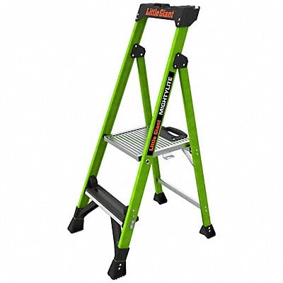 Stepladder 4ft H 1 W Platform 375 lb Cap MPN:15404-001