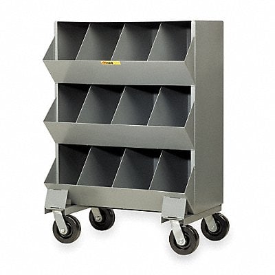 Bin Cart 20x32x45-1/2 in 2400 lb Cap. MPN:MS4-1532-6PH