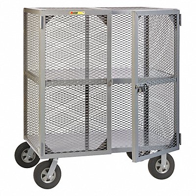 Security Cart 27 W x 48 D Gray Stel MPN:SC-2460-10SR