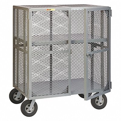 Security Cart 27 W x 48 D Gray MPN:SC-A-2448-10SR