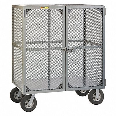 Security Cart 27 Wx48 Dx60 H Gry MPN:SCN-2448-10SR