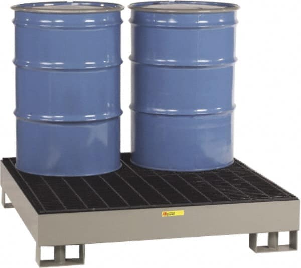 Spill Platform: 4 Drum, 66 gal, 4,000 lb, Steel MPN:SST-5151