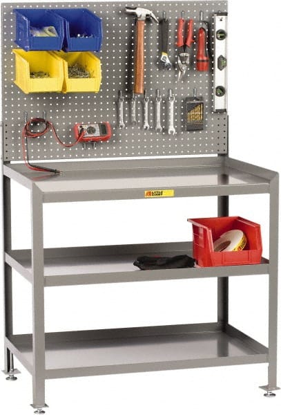 Stationary Workbench with Pegboard: 24