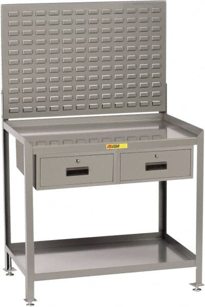 Stationary Workbench with Louvered Panel: 24