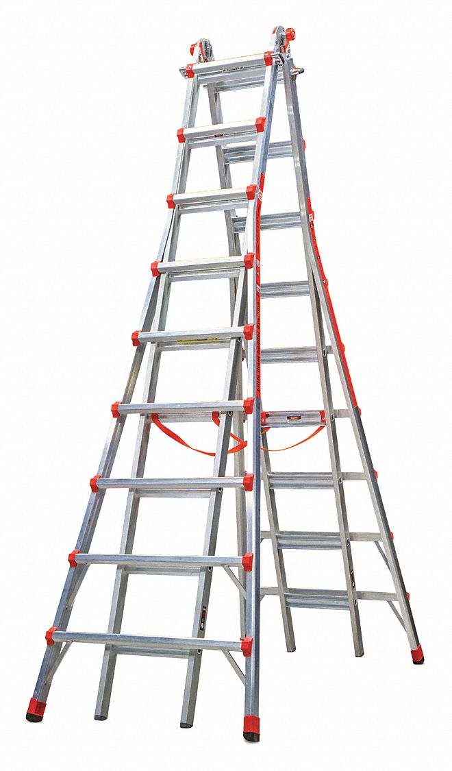 Telescoping Step Ladder 17ft IA Aluminum MPN:10110