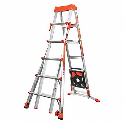 Adj. Stepladder Alum 6 to 10 ft 300 lb MPN:15109-001