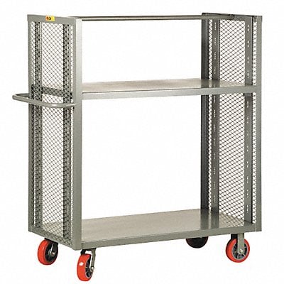 Bulk Storage Cart 2 Shelves 48x30 MPN:DET2-A-3048-6PY