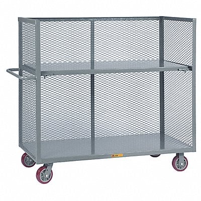 Bulk Storage Cart 48x24 w/Drop Shelf MPN:T1-2448-6PY-DS