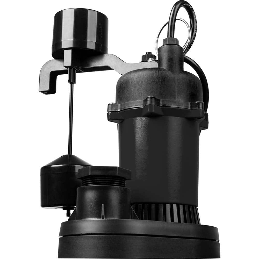 Sump Sewage & Effluent Pump: Piggyback Mechanical Float, 4.4A, 115V MPN:506251