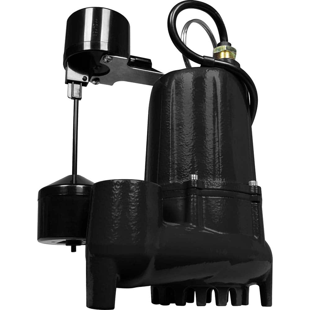 Sump Sewage & Effluent Pump: Piggyback Mechanical Float, 4.3A, 115V MPN:506254