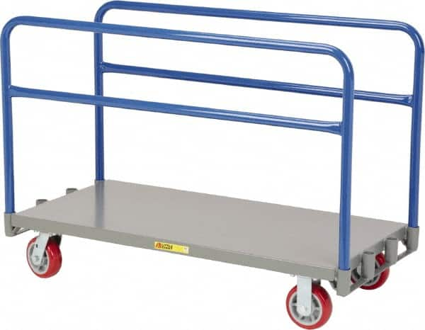 Foldable,  Adjustable Sheet & Panel Truck: 3,600 lb Capacity, Steel Platform, 24