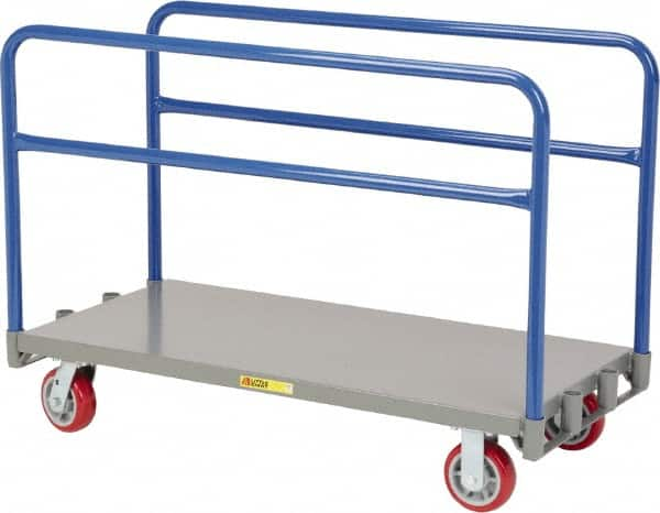 Adjustable Sheet & Panel Truck: 3,600 lb Capacity, Steel Platform MPN:APT3672-6PY