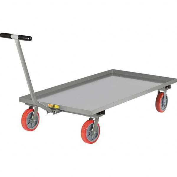 Caster Steer Trailer Truck: 2,000 lb Capacity, Steel Platform MPN:CSW-3060-8PY