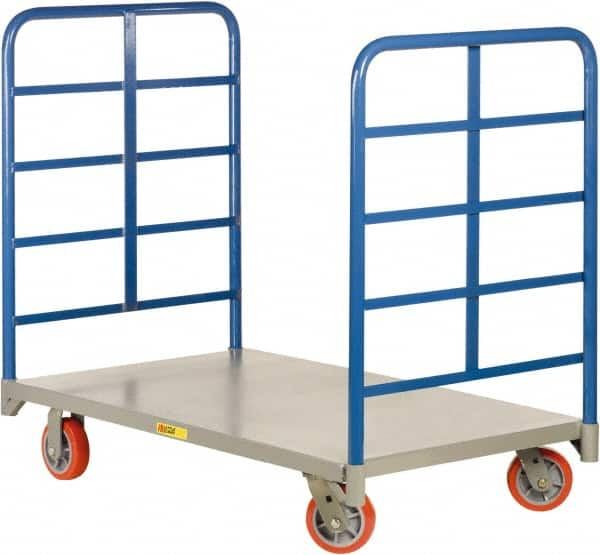 Platform Truck: 3,600 lb Capacity, Steel Deck, 9