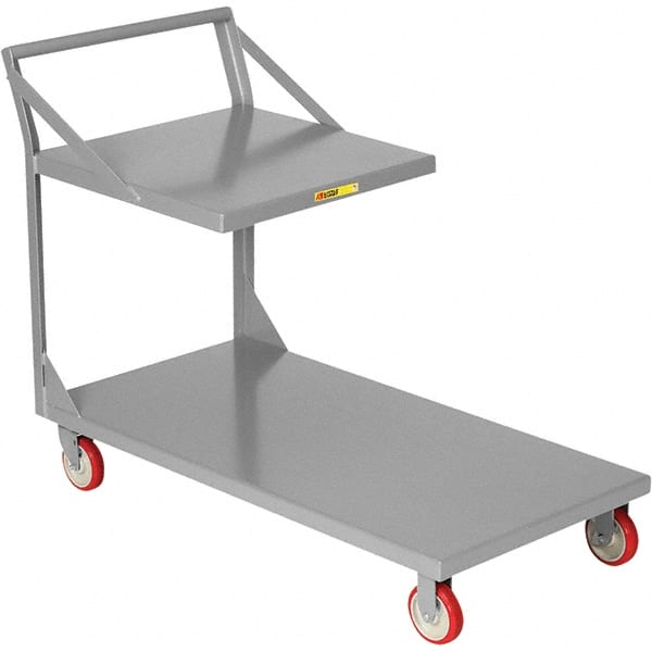 Platform Truck: 1,200 lb Capacity, Steel Deck, 24